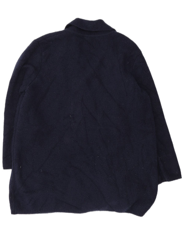 Sweter damski Marks & Spencer Longline Cardigan UK 16, duży, granatowy