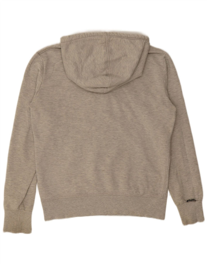 Męski sweter z kapturem Superdry z grafiką, średnioszary, bawełniany