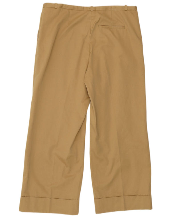 Spodnie Chino Massimo Dutti Damskie z wysokim stanem EU 44 XL W34 L28 Beżowe