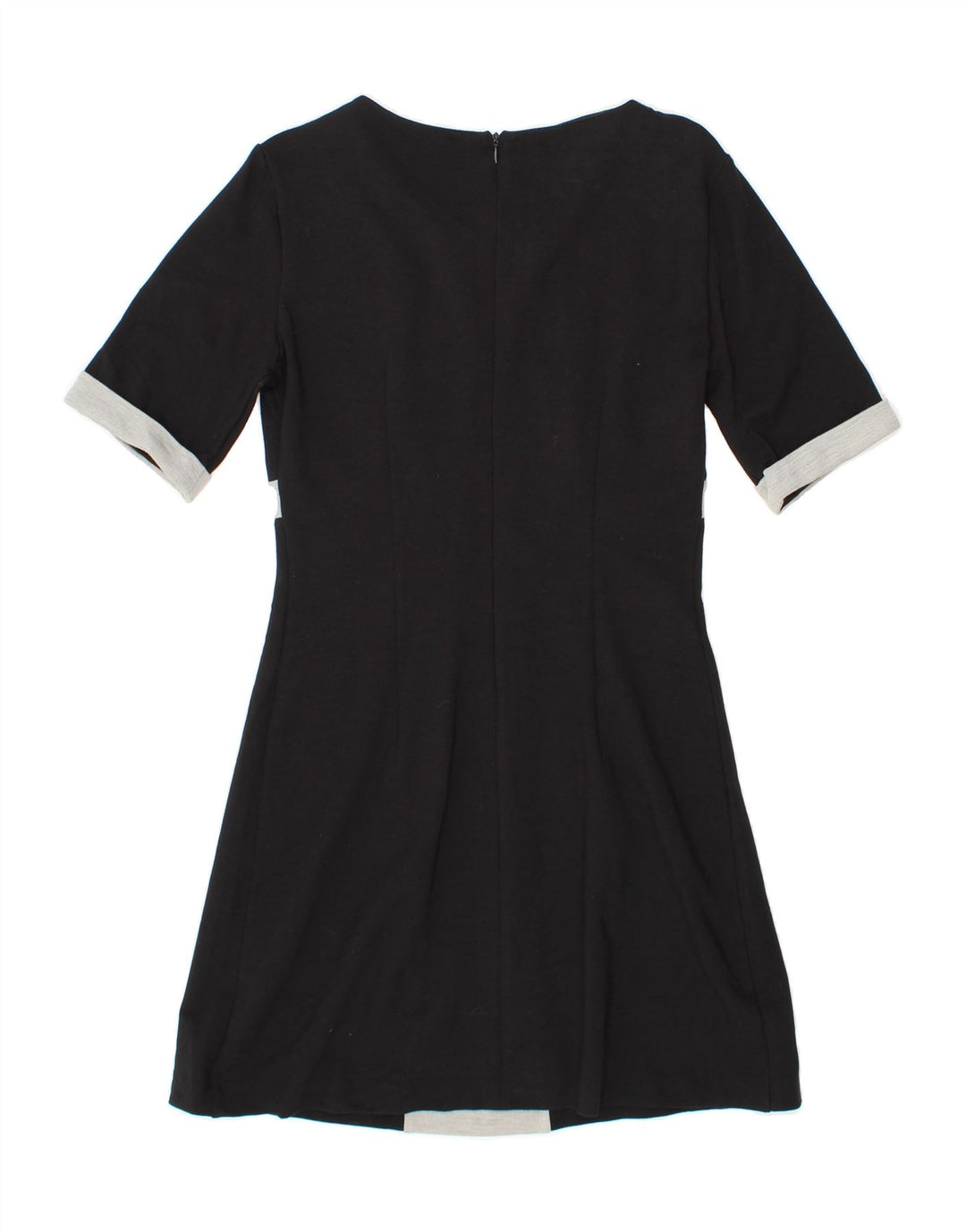 ROCCOBAROCCO Womens 1/2 Sleeve A-Line Dress IT 44 Medium Black Colourblock Vintage Roccobarocco and Second-Hand Roccobarocco from Messina Hembry 