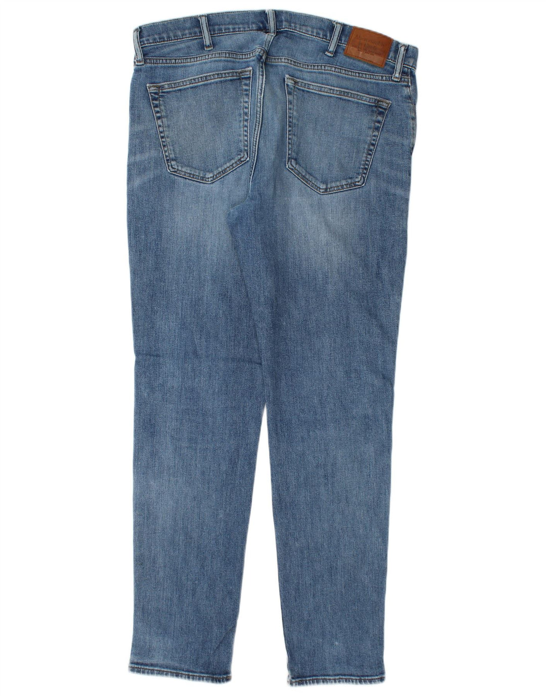 Męskie jeansy skinny ze stretchem ABERCROMBIE & FITCH W36 L32 Niebieskie, bawełniane