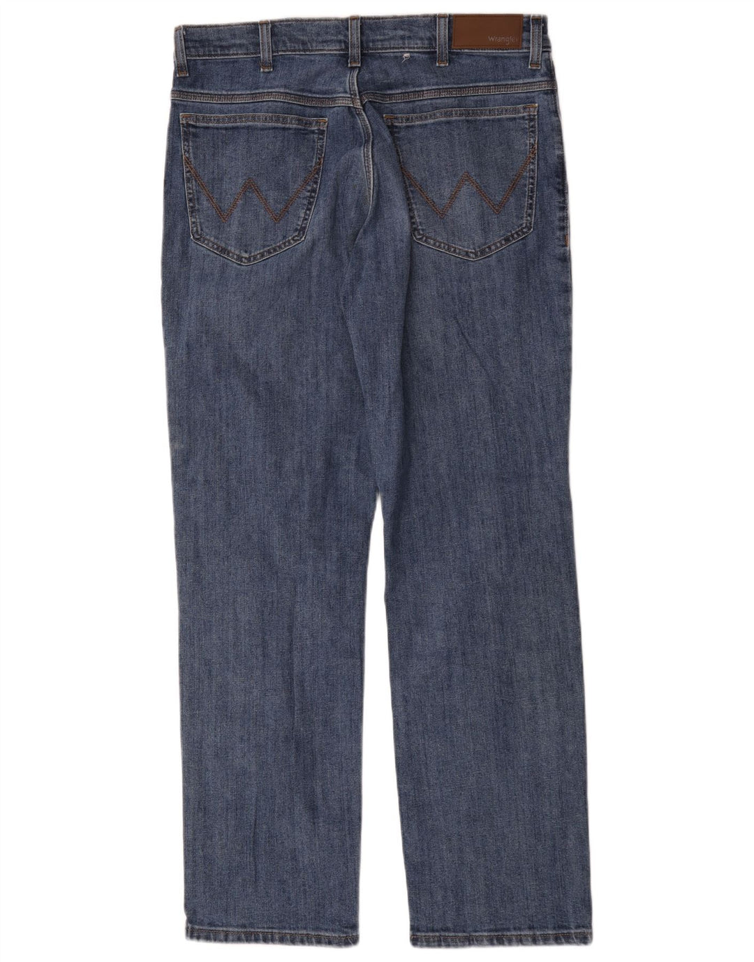 Męskie proste dżinsy Wrangler W35 L32, niebieskie, bawełniane
