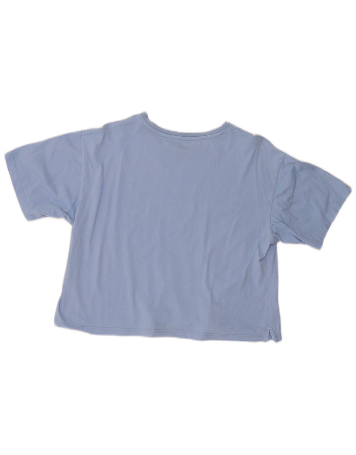 Damska koszulka Puma Crop Top UK 16, duża niebieska