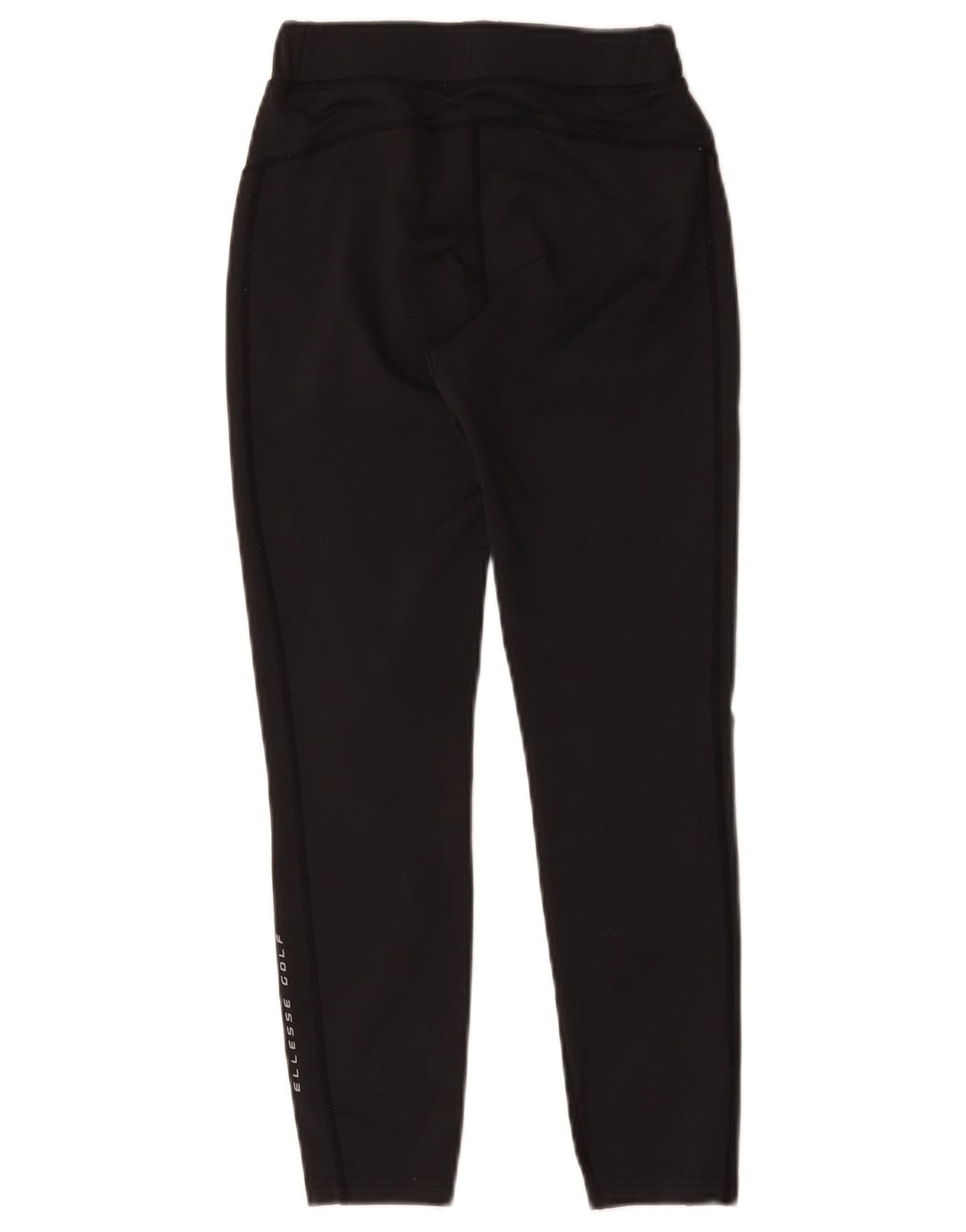 Damskie legginsy Ellesse Graphic Crop UK 8 Small Black Polyester
