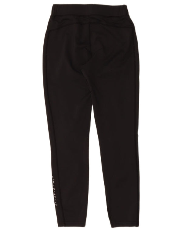 Damskie legginsy Ellesse Graphic Crop UK 8 Small Black Polyester