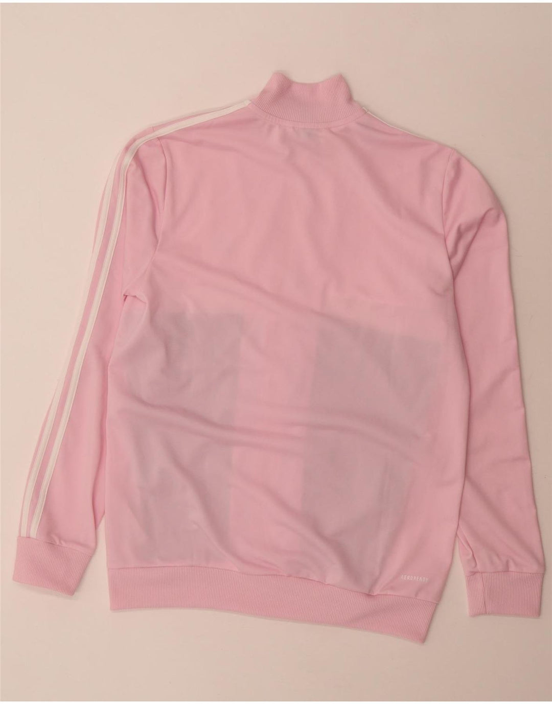 Kurtka dresowa ADIDAS dziewczęca, 15-16 lat, różowa, poliestrowa z blokami kolorów