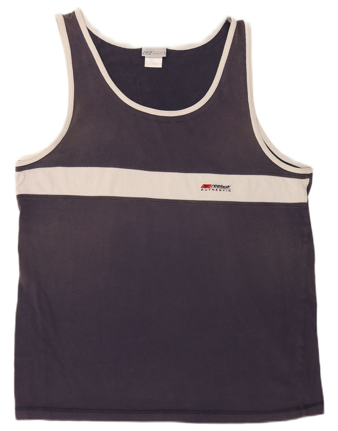 Męska kamizelka Reebok XL, bawełniana, granatowa, z blokami kolorów