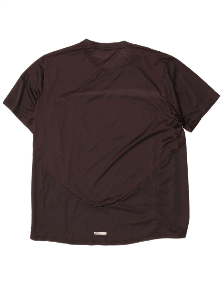 Męski T-shirt Puma Top, duży, czarny, z blokami kolorów