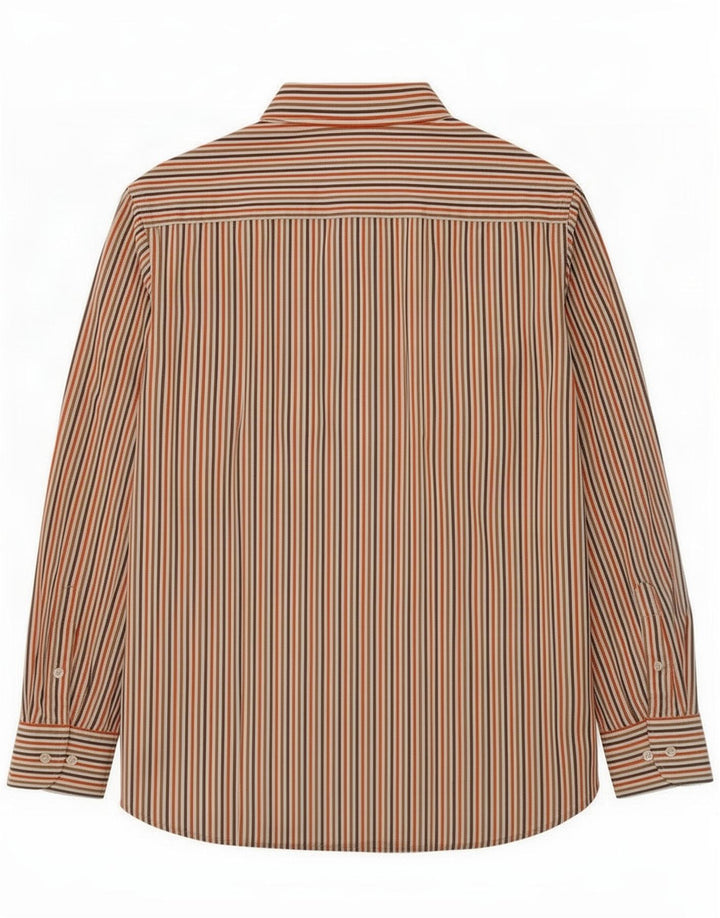 Koszula męska Massimo Dutti 2XL, wielobarwna, bawełniana w prążki