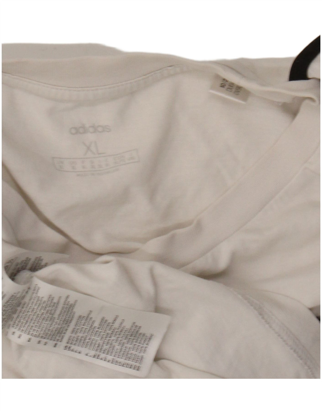 Adidas Męska koszulka Top XL Biała bawełna