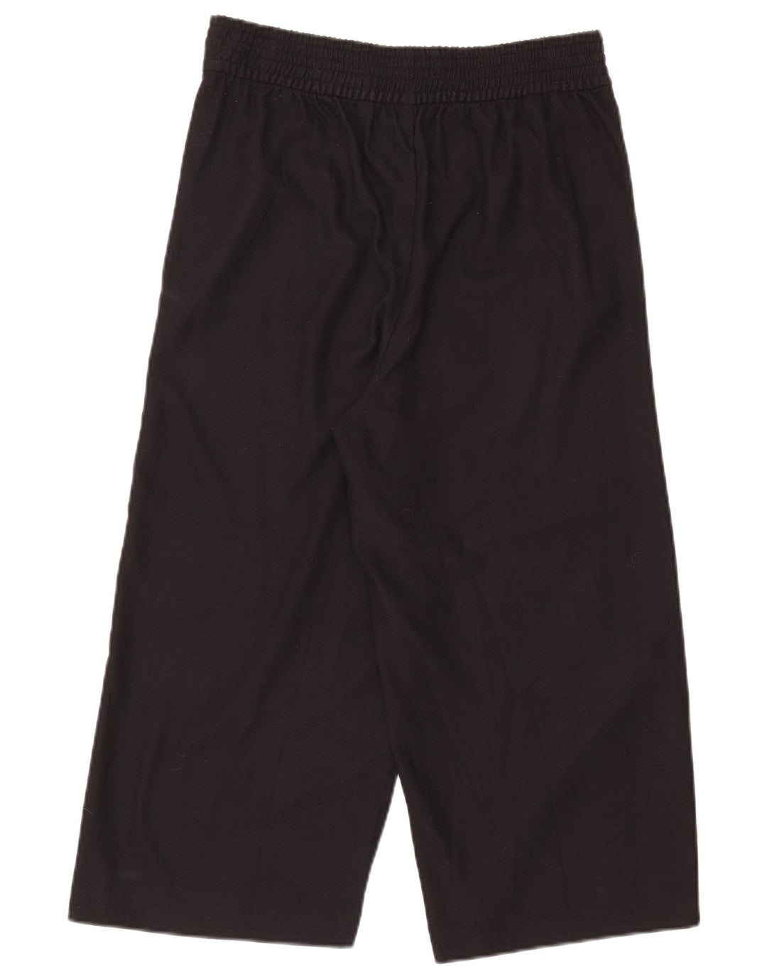 Spodnie damskie Zara Capri z szerokimi nogawkami, duże W30 L20, czarne