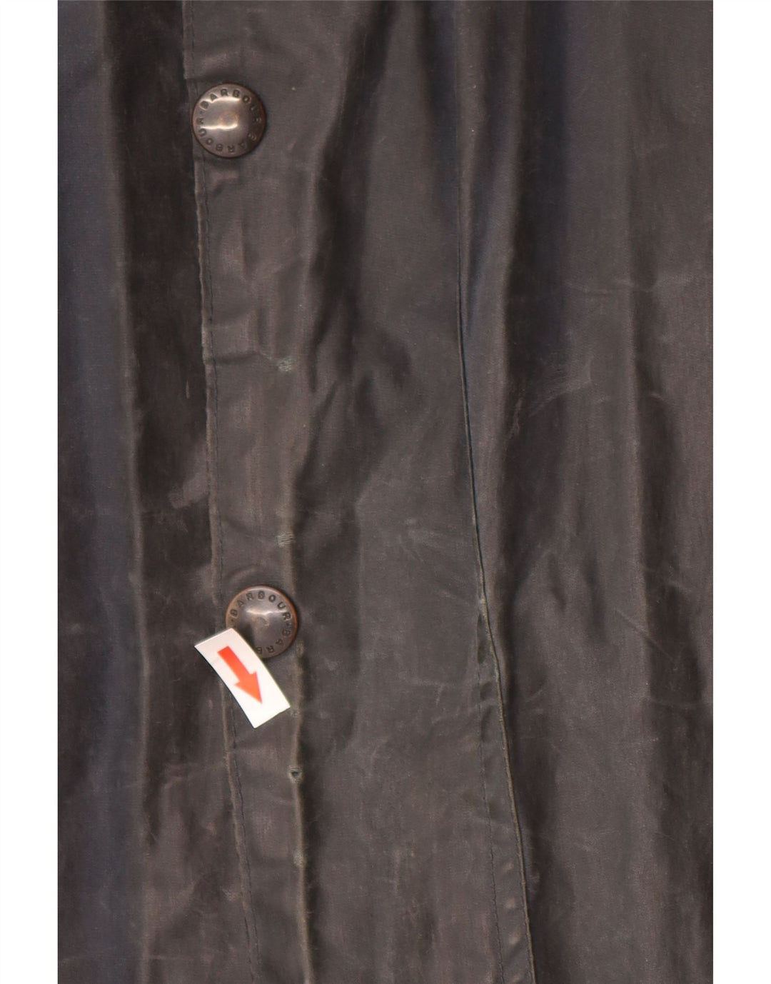 BARBOUR Męska kurtka z woskowanej bawełny Beaufort UK 38, mała, granatowa, bawełniana