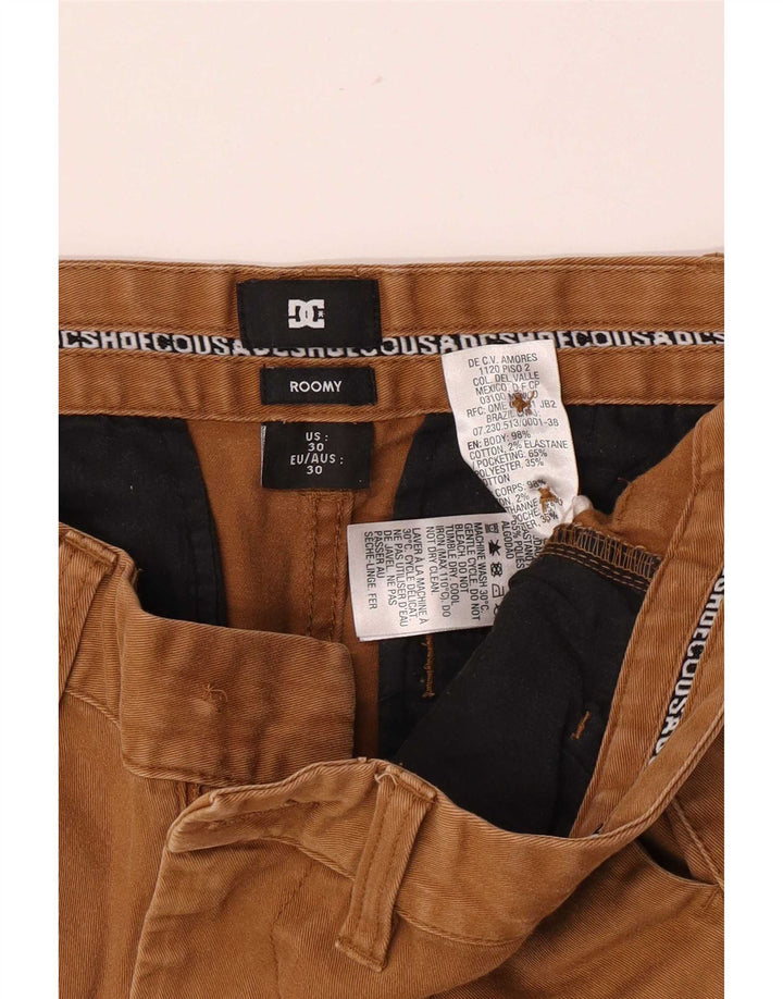 Męskie spodenki chino DC, średnie W30, beżowa bawełna