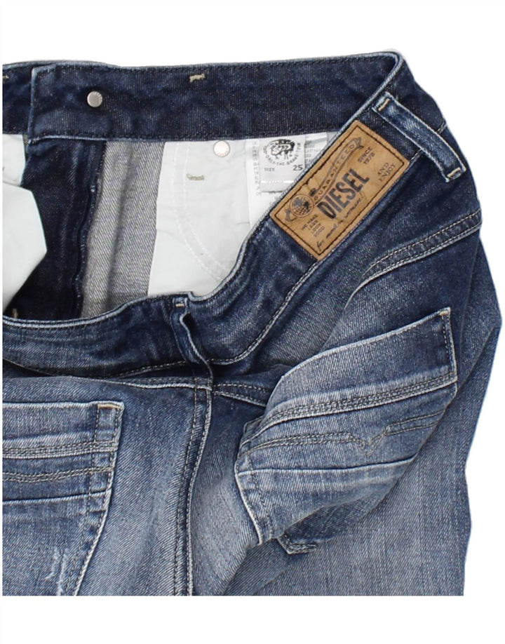 DIESEL Womens Banana Slim Jeans W28 L25 Blue Vintage Diesel and Second-Hand Diesel from Messina Hembry 