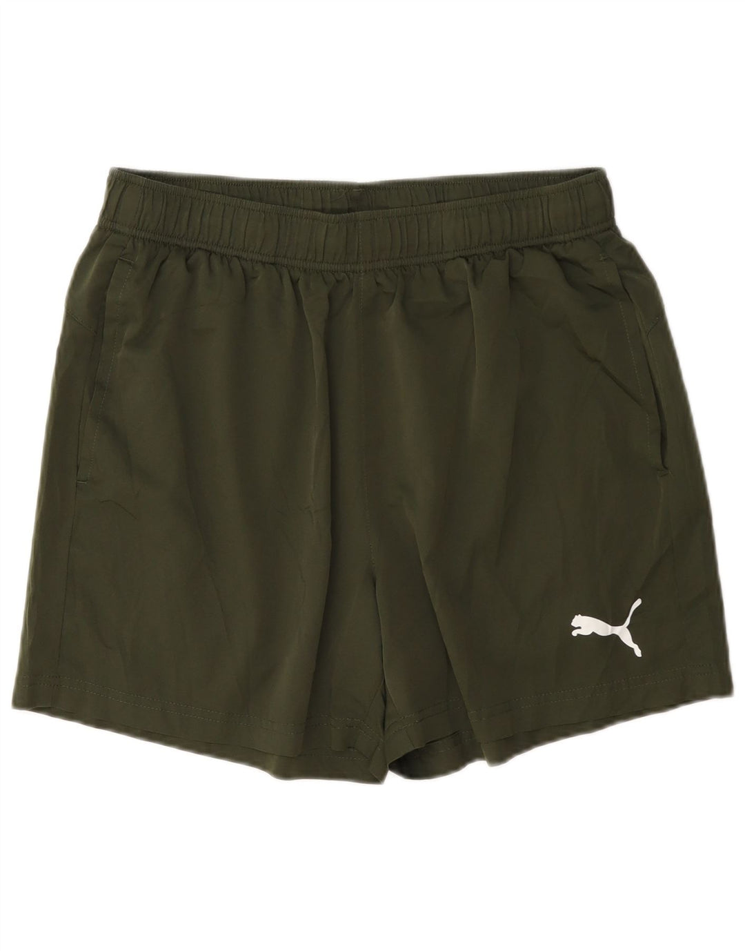 Męskie spodenki sportowe Puma, duże, khaki, poliester