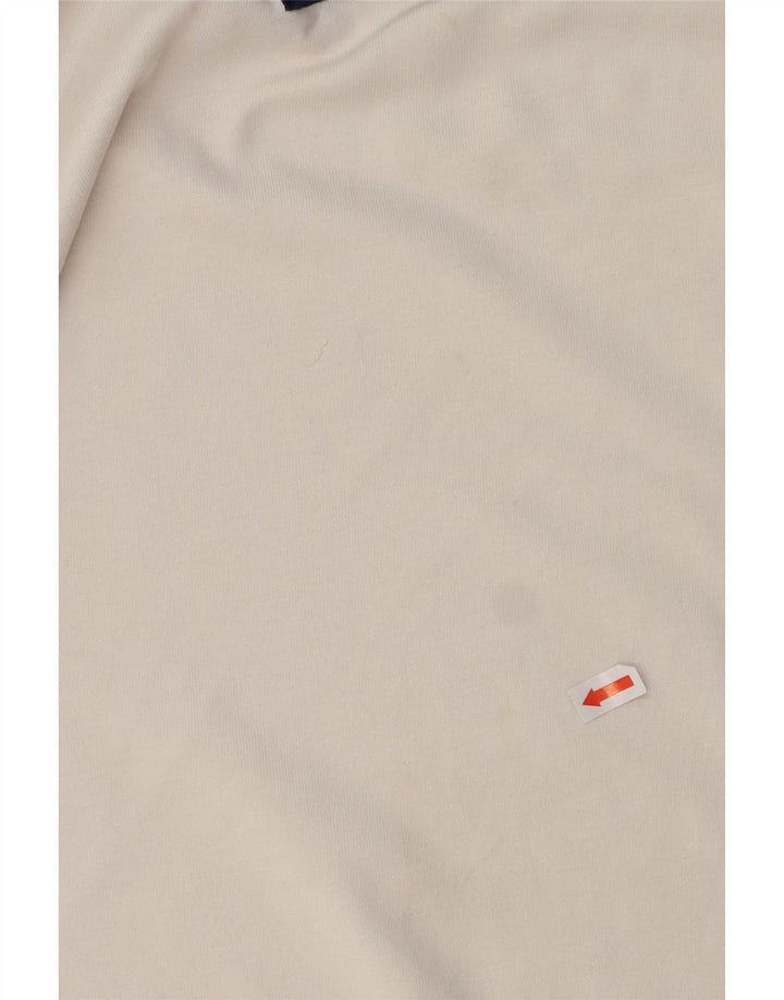 Męski T-shirt z grafiką TOMMY HILFIGER, mały, biały, bawełniany
