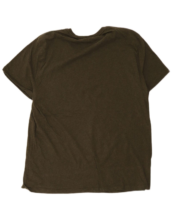 Polo Ralph Lauren Męski T-shirt o dopasowanym kroju, bawełniany khaki, 2XL
