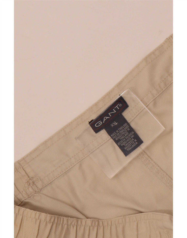 Męskie spodenki chino Gant 2XL W42 beżowa bawełna