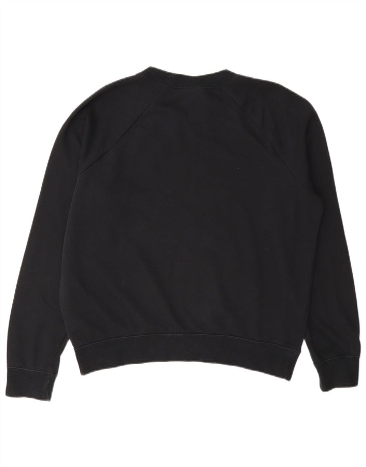 Damski sweter oversize Nike UK 10, mały, czarny, bawełniany