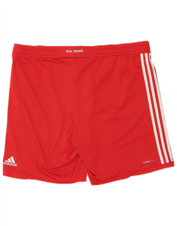 Męskie spodenki sportowe Adidas Climacool XL, czerwone, poliestrowe
