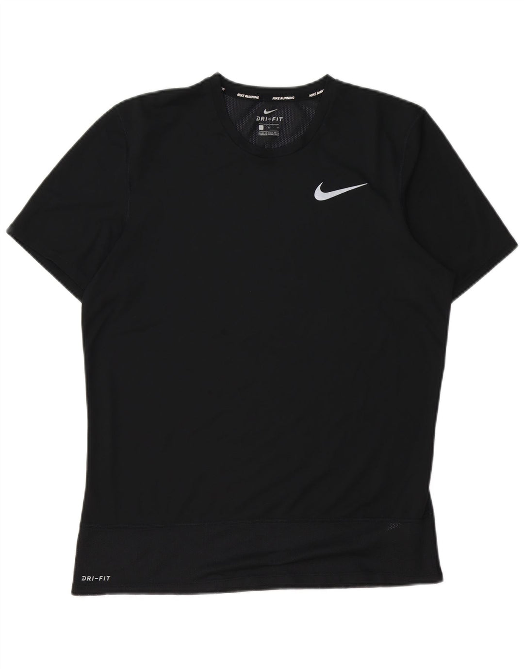 Męski T-shirt Nike Dri Fit, duży, czarny, poliestrowy