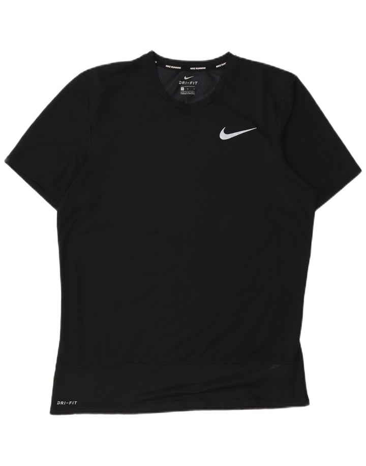 Męski T-shirt Nike Dri Fit, duży, czarny, poliestrowy