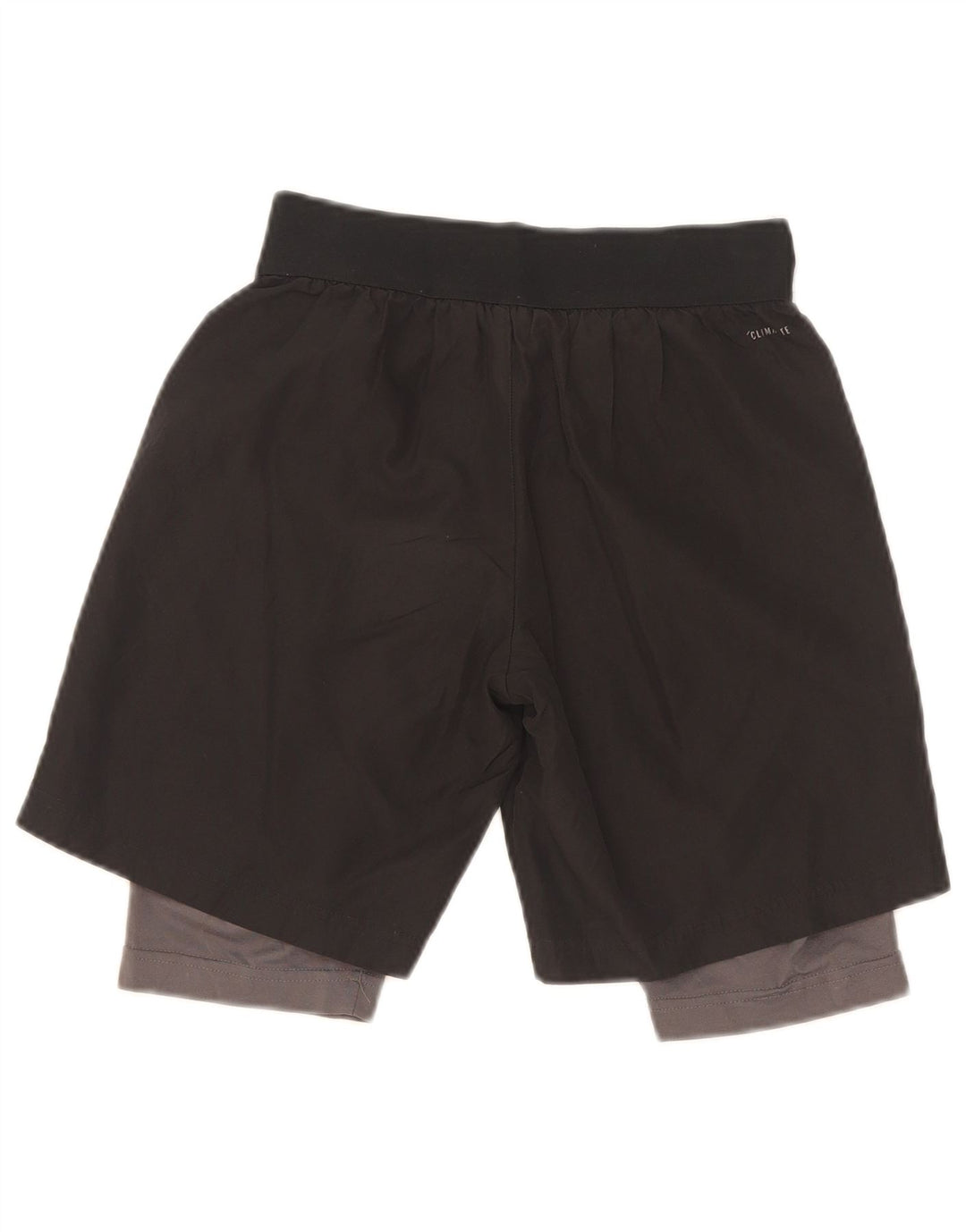 Chłopięce spodenki sportowe Adidas Climalite 9-10 lat, małe, czarne, poliestrowe