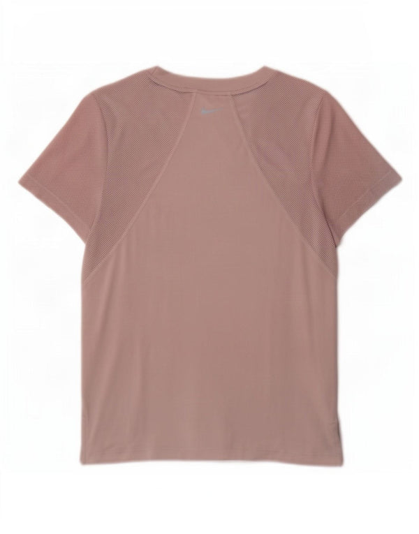 Damska koszulka Nike Dri Fit Top UK 10, mały, różowy poliester