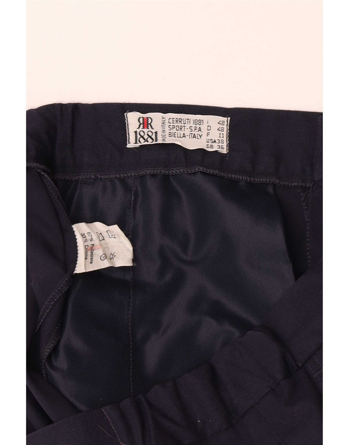 Spodenki Chino Cerruti 1881 Męskie IT 48 Medium W30 Granatowy Poliester