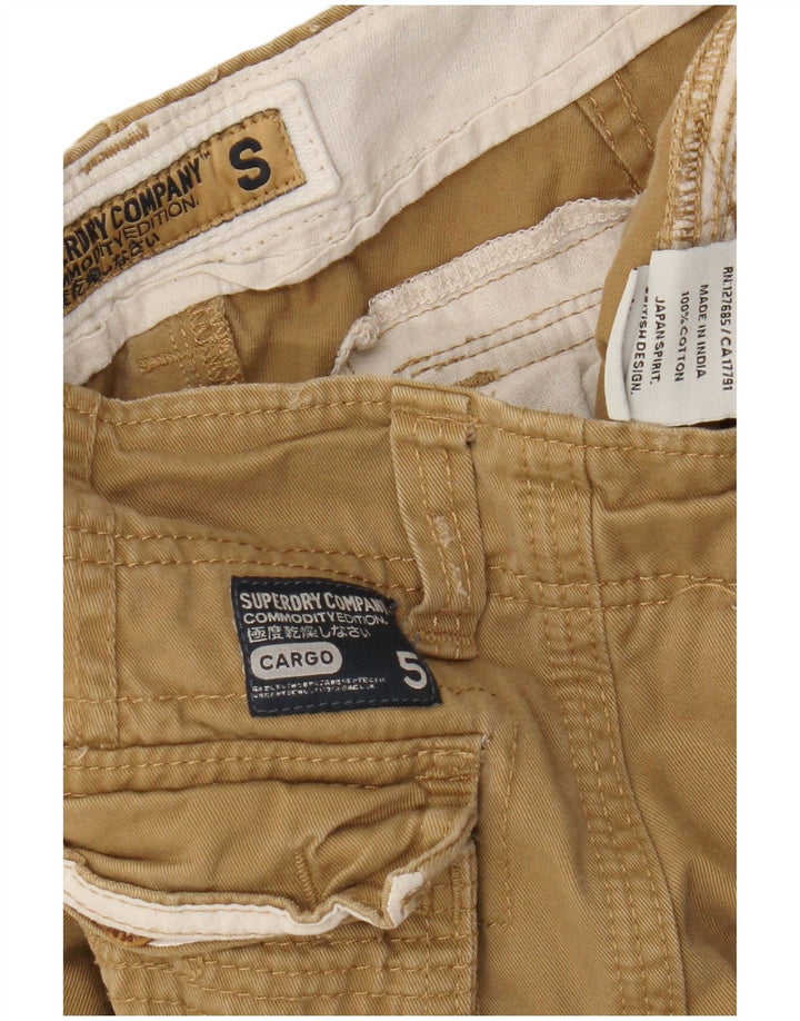 Męskie spodenki cargo Superdry W29, beżowe, bawełniane
