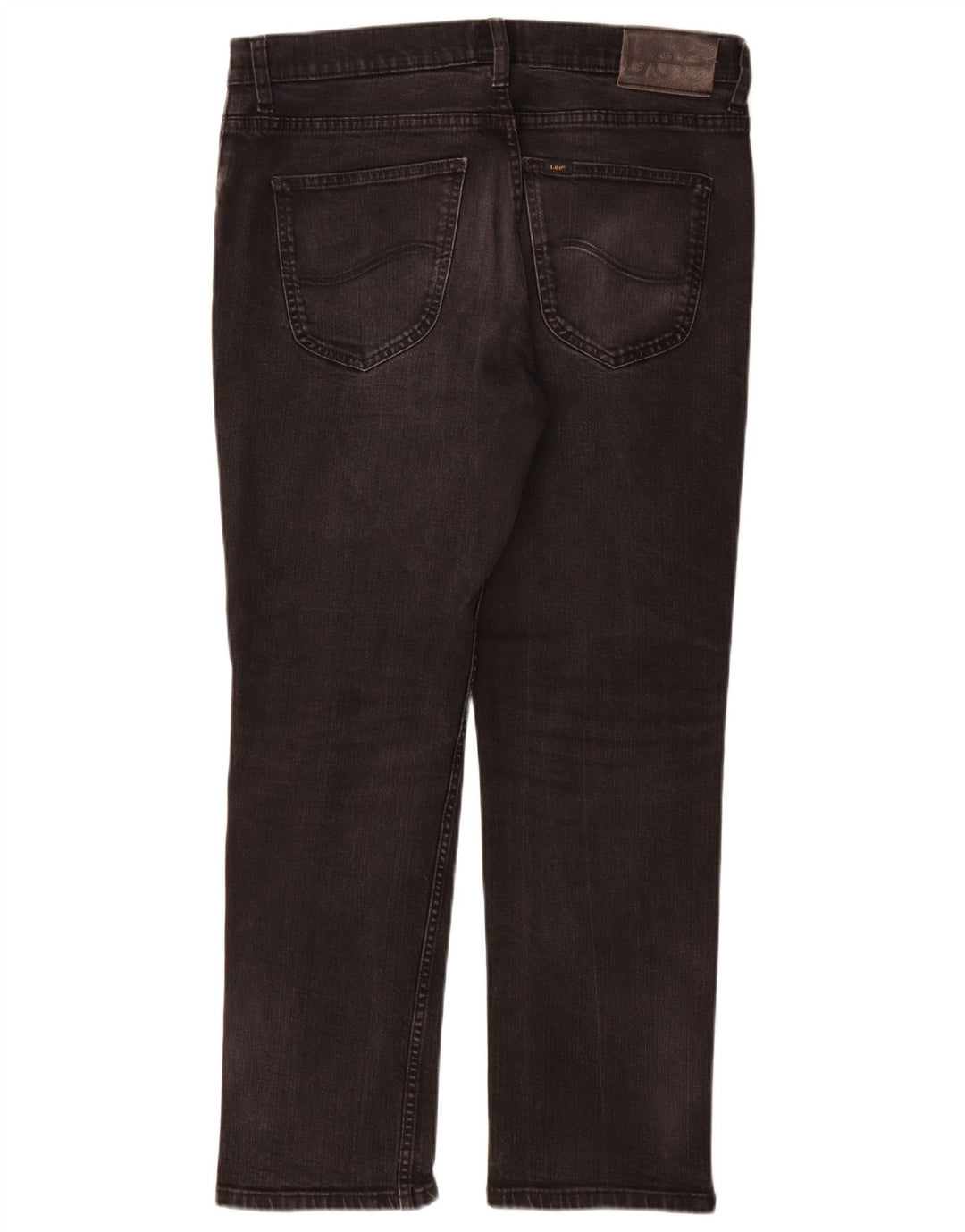 Męskie jeansy Lee Brooklyn Straight W34 L30, czarne, bawełniane