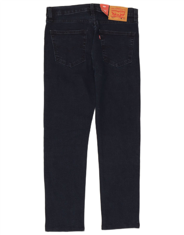 Męskie jeansy Levi's 511 Slim W32 L29 Granatowa bawełna