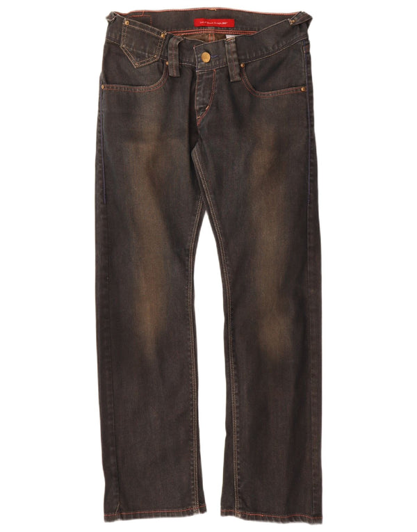 Damskie jeansy Levi's 504 Slouch Straight US 8 Medium W29 L30 Granatowe