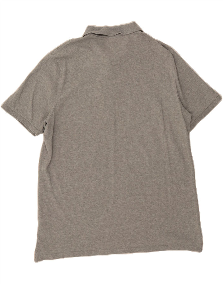 NIKE Mens Big & Tall Polo Shirt XL Grey Cotton Vintage Nike and Second-Hand Nike from Messina Hembry 