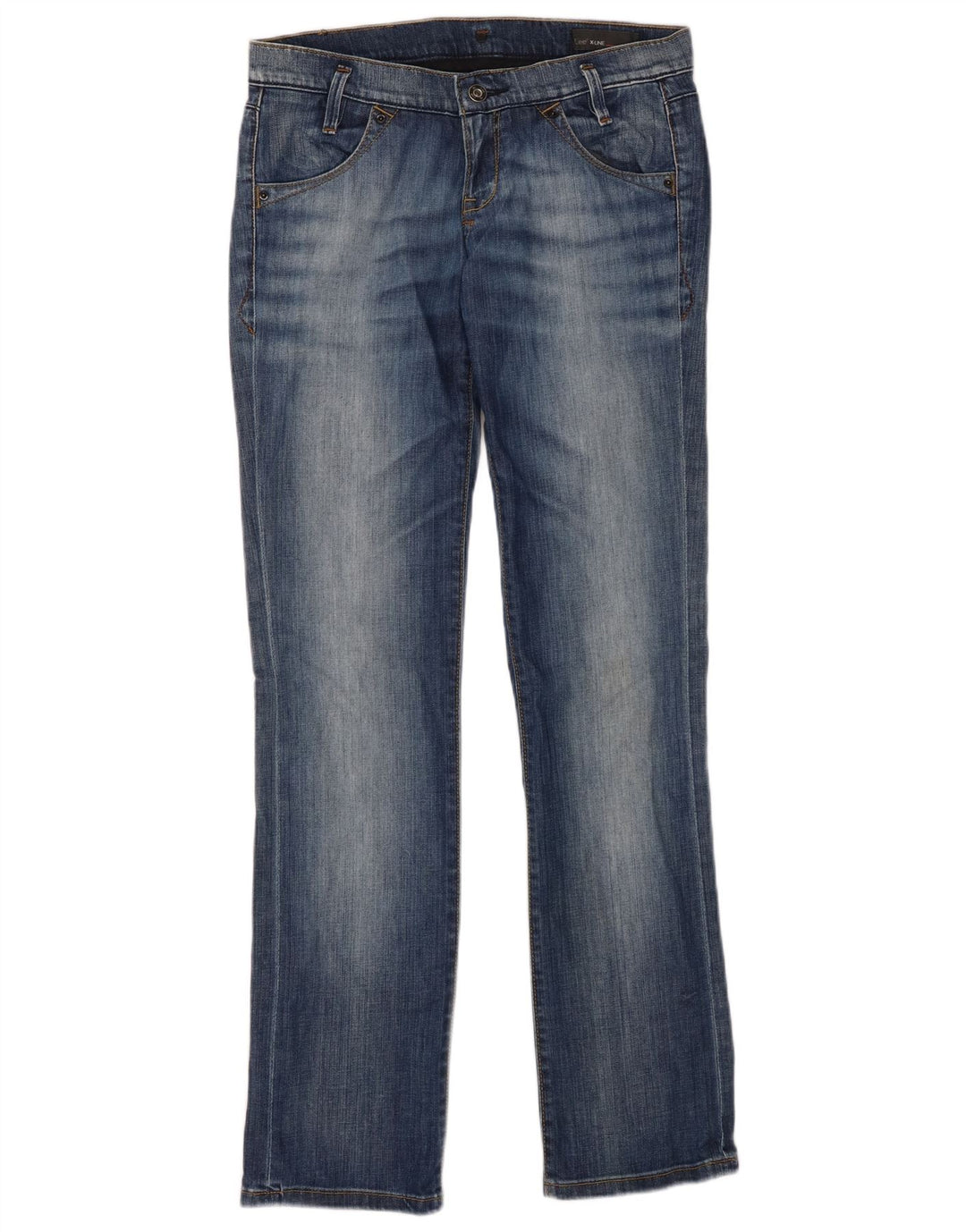 LEE Damskie jeansy Lynn Slim W28 L33 Niebieskie bawełniane
