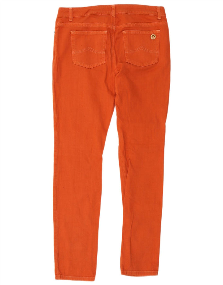 Damskie jeansy Michael Kors US 6 Medium W34 L32 Pomarańczowa bawełna