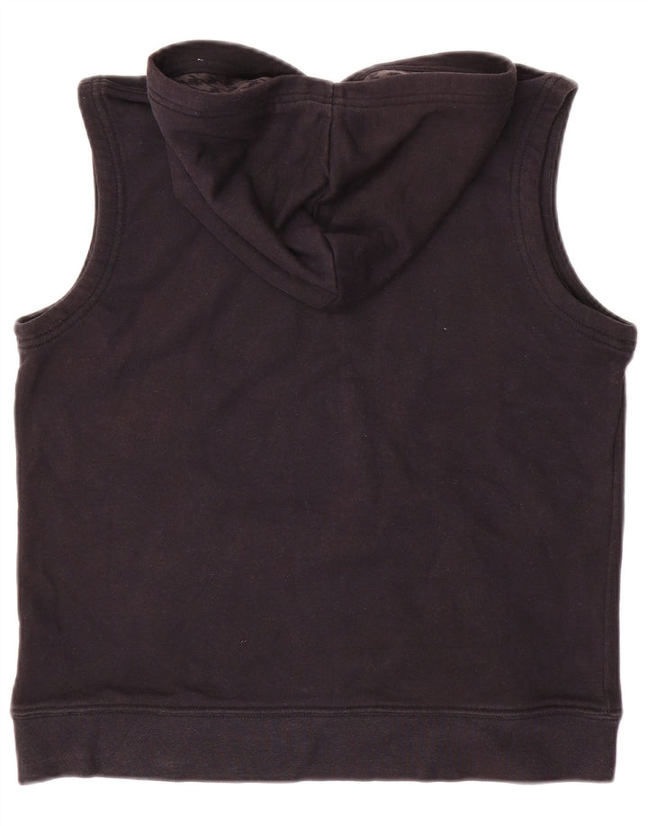 Chłopięcy sweter bez rękawów z grafiką NIKE, 10-11 lat, średni czarny, bawełniany