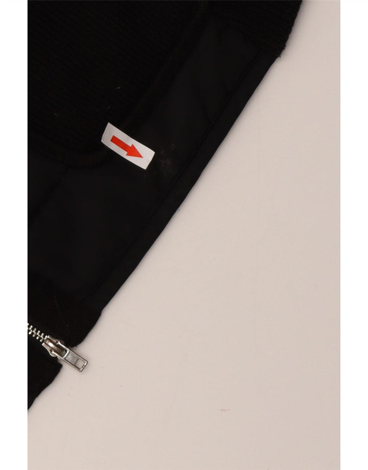 Damski sweter rozpinany TOMMY HILFIGER UK 10, mały, czarny poliester