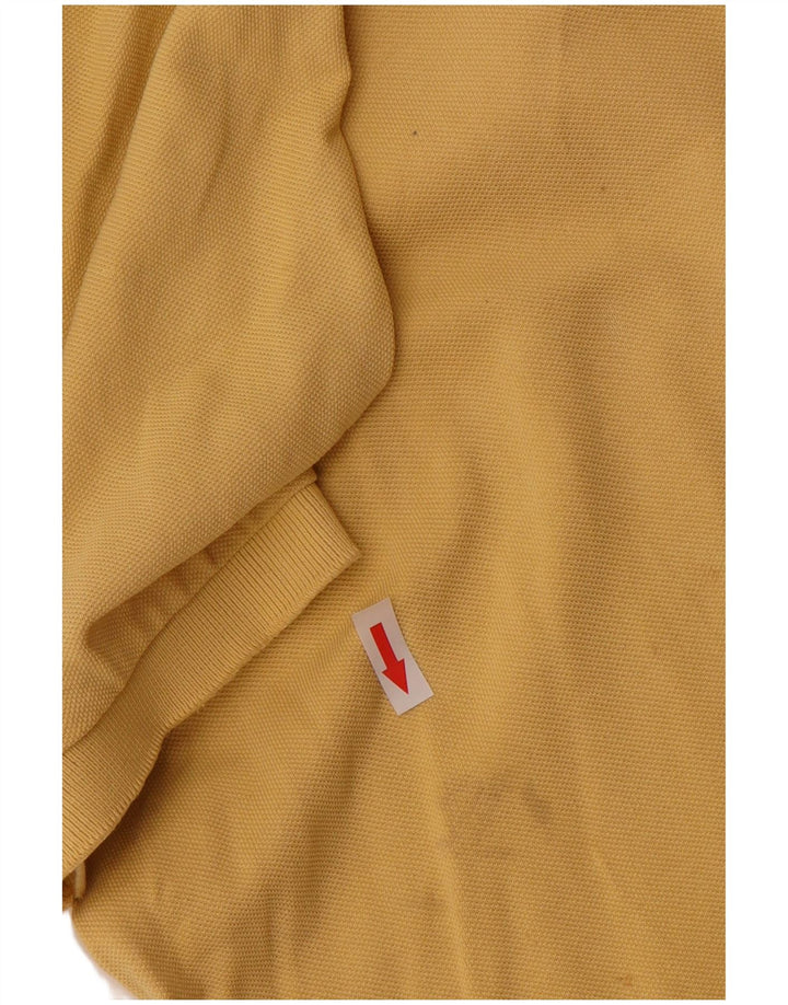 Męska koszulka polo Asics, duża, żółta, bawełniana