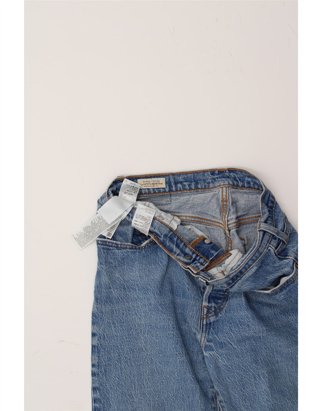 LEVI'S Womens 501 Straight Jeans W27 L28  Blue Cotton Vintage Levi's and Second-Hand Levi's from Messina Hembry 