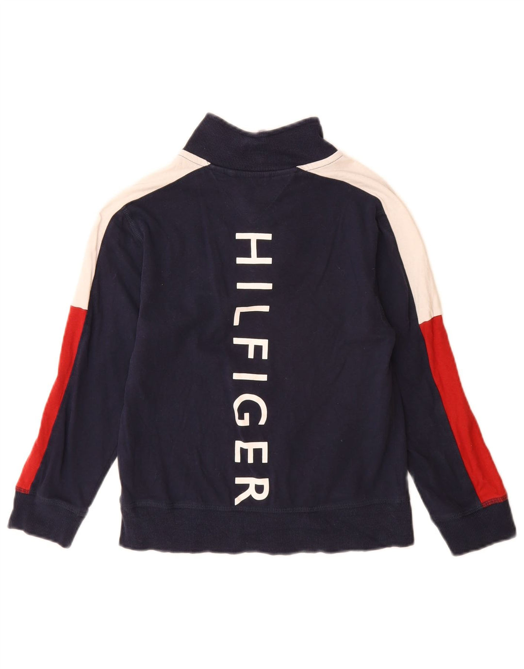 Bluza chłopięca Tommy Hilfiger z grafiką, 8-9 lat, mała, granatowa