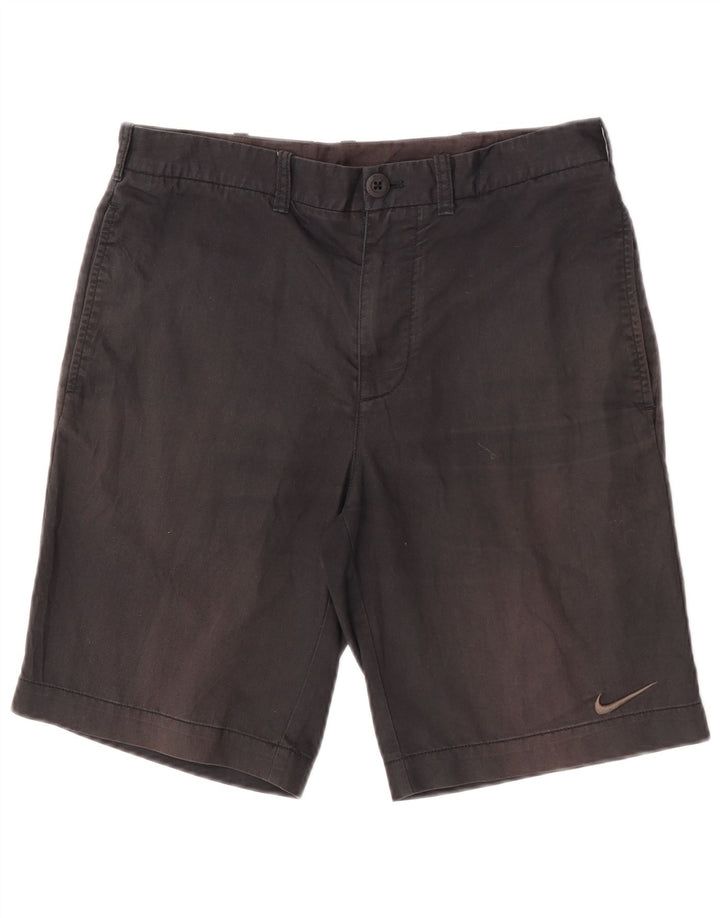 Męskie spodenki chino Nike, małe, W28, czarne, bawełniane