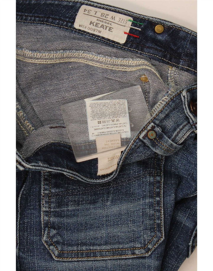 Diesel Damskie Keate Slim Jeans W28 L31 Niebieskie bawełniane