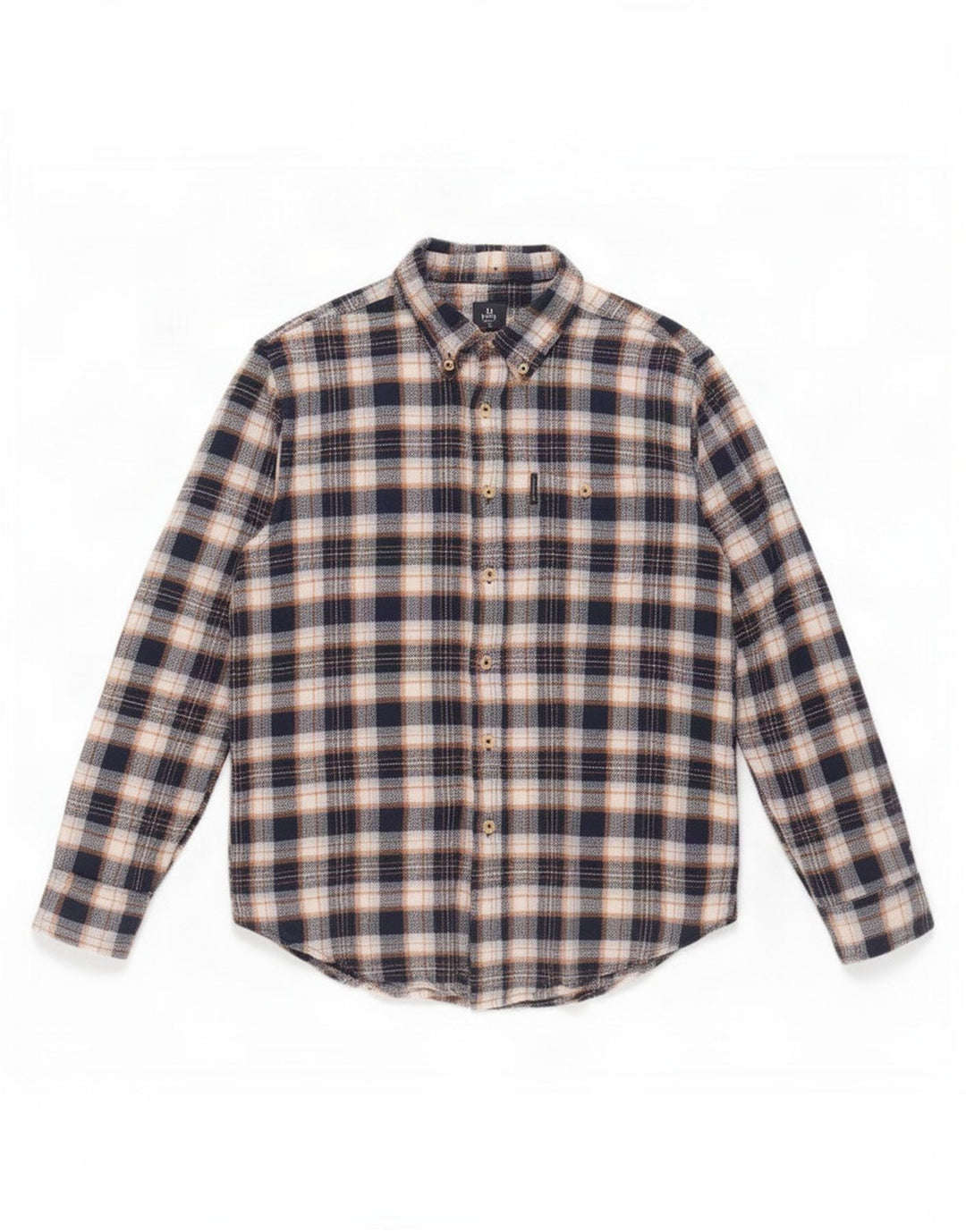 Męska koszula flanelowa Ben Sherman w dużą niebieską kratkę