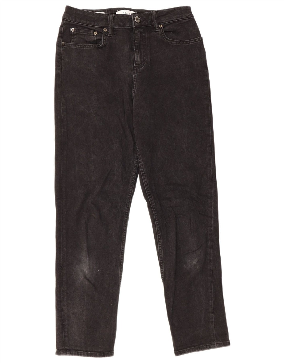Jeansy damskie Reiss W27 L26 Czarne bawełniane