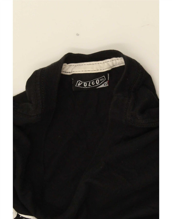 Męski T-shirt z grafiką Volcom XL, czarny