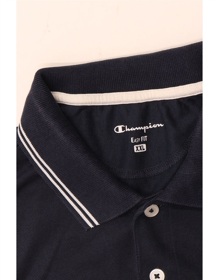 Męska koszulka polo Champion Easy Fit 2XL granatowa