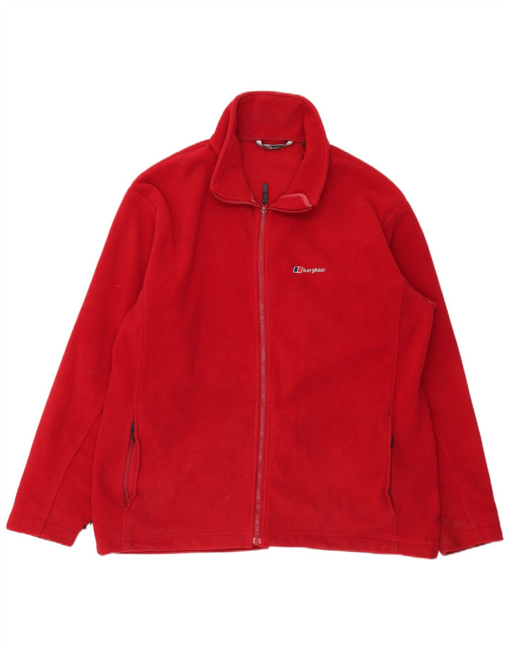 Męska kurtka polarowa Berghaus UK 44 2XL, czerwona, poliester