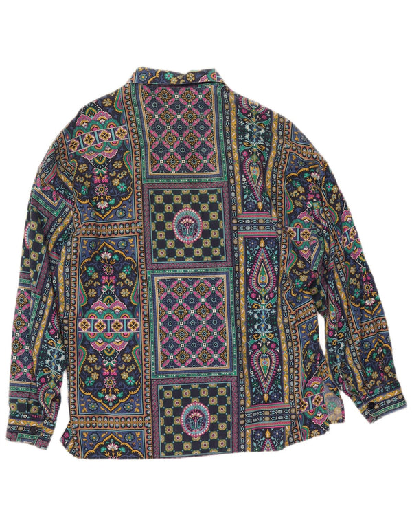 Damska koszula oversize BENETTON IT 44 Średni wielobarwny patchwork