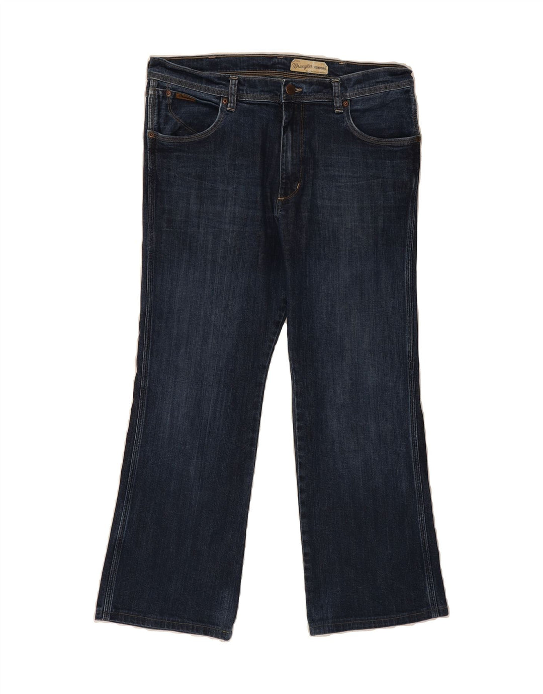WRANGLER Mens Roxboro Cropped Jeans W34 L26 Blue Cotton Vintage Wrangler and Second-Hand Wrangler from Messina Hembry 